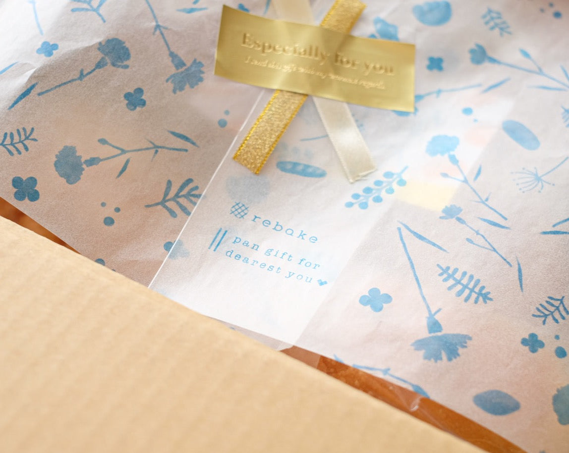 60サイズ ラッピングセット（カード、ラッピング紙、シール）