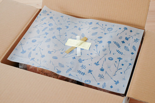 80サイズ ラッピングセット（カード、ラッピング紙、シール）