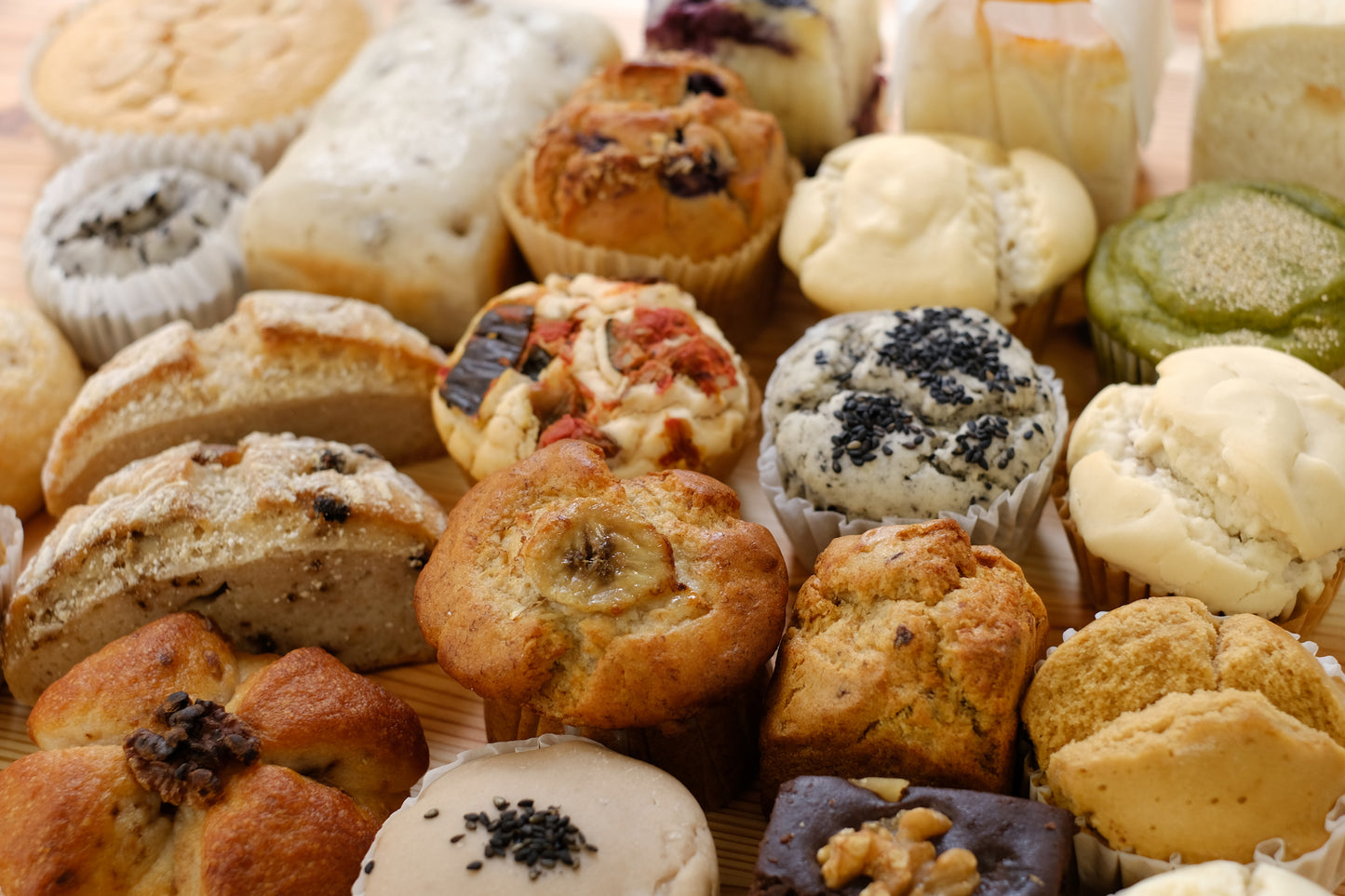 パンの写真撮影