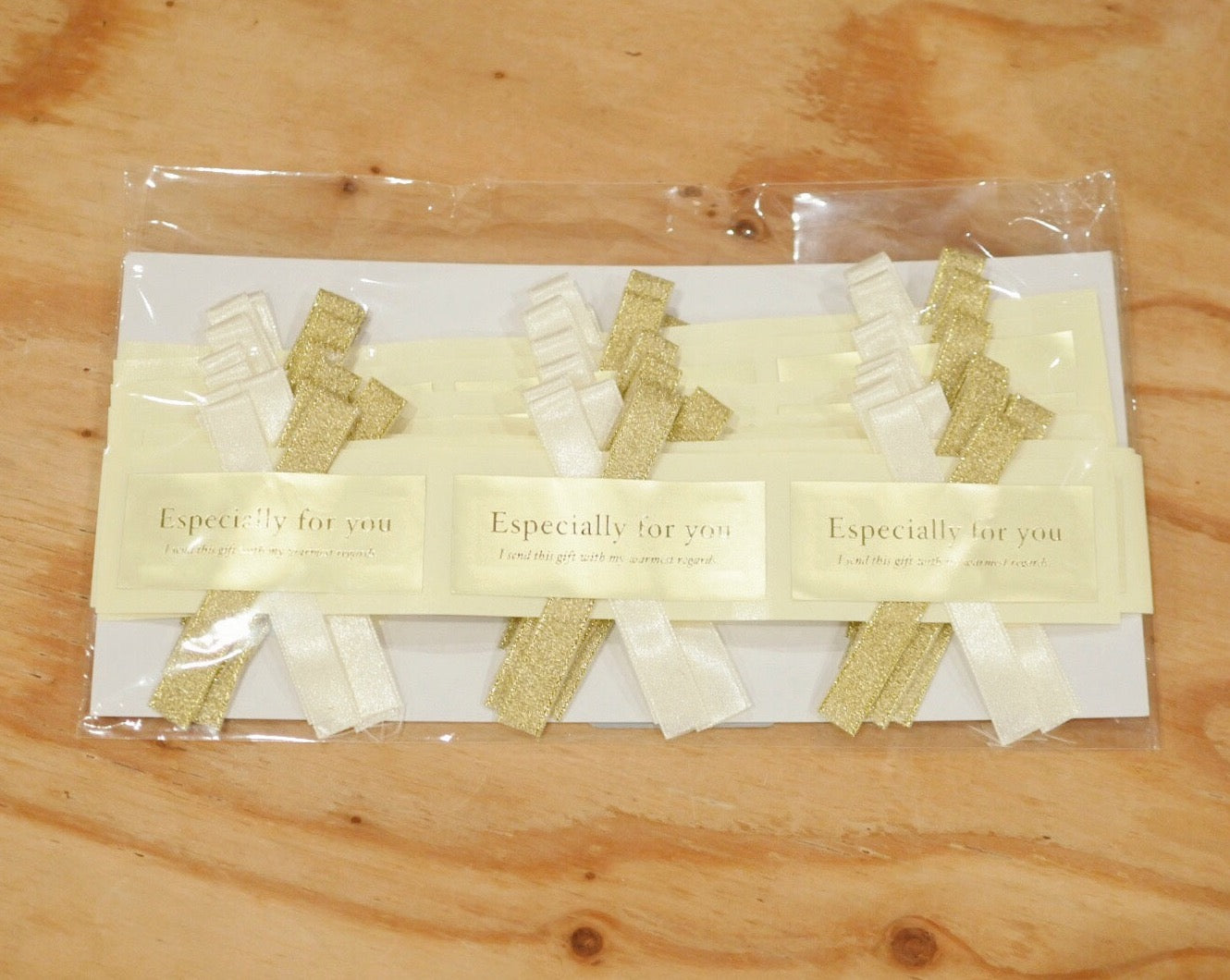 60サイズ ラッピングセット（カード、ラッピング紙、シール）