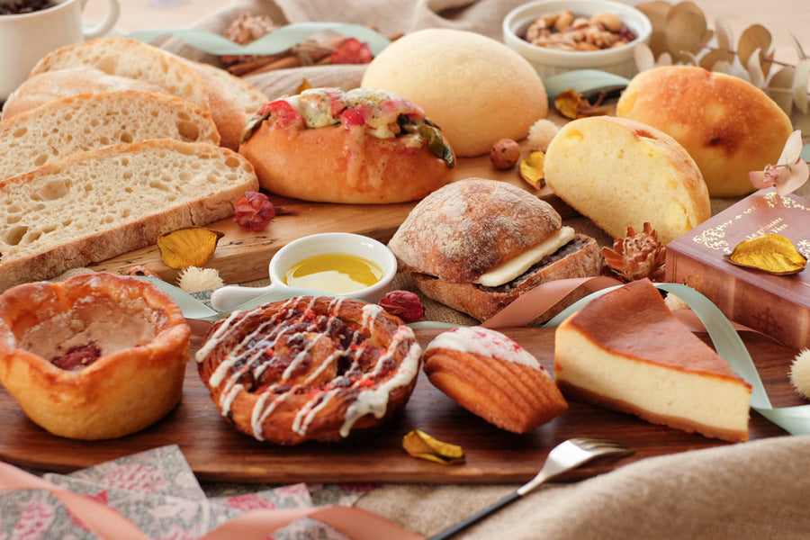 パンの写真撮影